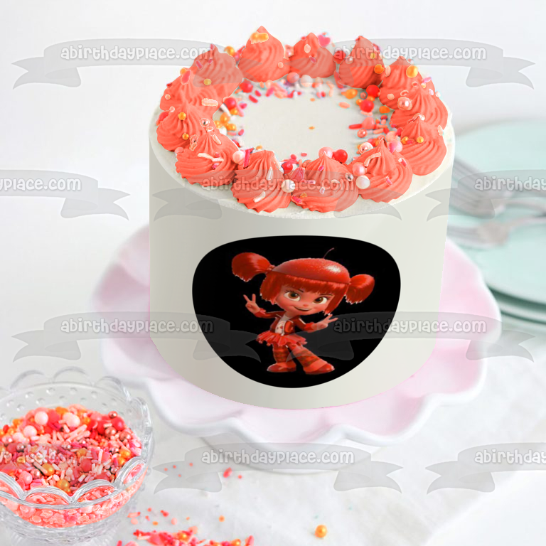 Wreck-It Ralph Sugar Rush Jubileena Bing-Bing Imagen comestible para decoración de tarta ABPID15501 