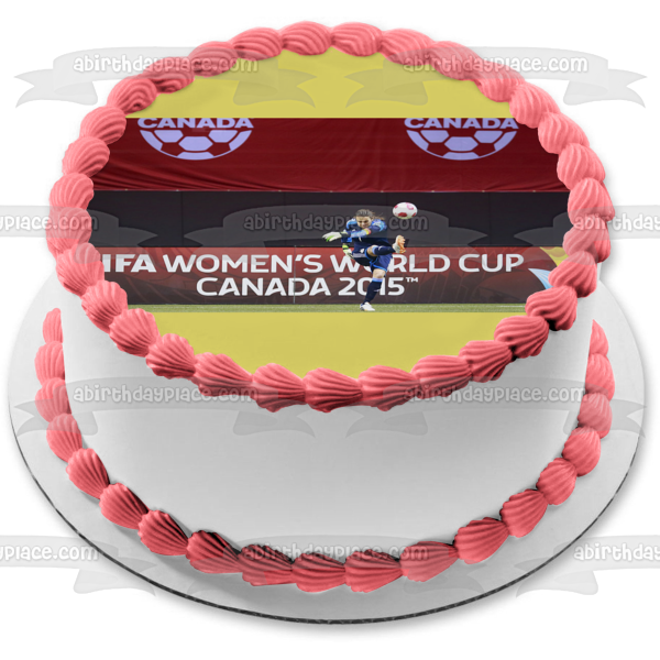 Imagen comestible para tarta de Nadine Angerer de la final de la Copa Mundial Femenina de la FIFA 2015 ABPID21714 