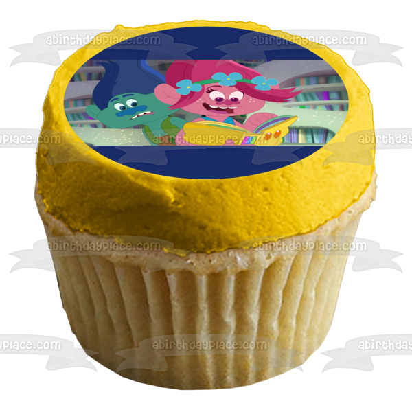 Imagen comestible para tarta con diseño de Trolls Beat Goes on Branch Poppy ABPID15526 