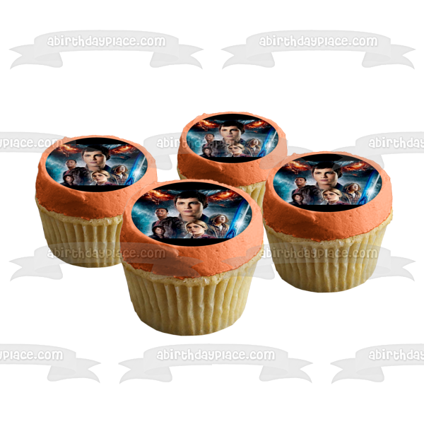 Percy Jackson: Mar de los Monstruos Tyson Annabeth Chase Thalia Grace Grover Underwood Adorno comestible para tarta Imagen ABPID21742 