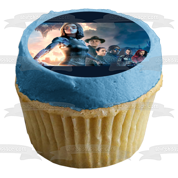 Alita Battle Angel Dr. Dyson Ido Hugo Dr. Shiren Edible Cake Topper Image ABPID22056