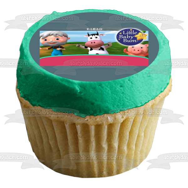 Imagen comestible para tarta con diseño de vaca Little Baby Bum Lbb Pig Twinkle Lbb ABPID21818 