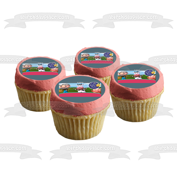 Imagen comestible para tarta con diseño de vaca Little Baby Bum Lbb Pig Twinkle Lbb ABPID21818 