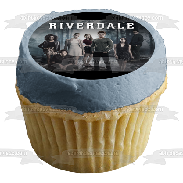 Archie Comics Riverdale Archie Andrews Veronica Lodge Jughead Jones Betty Cooper Josie McCoy Cheryl Blossom Edible Cake Topper Image ABPID21874