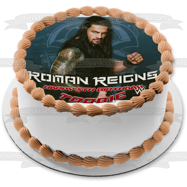 Imagen comestible para tarta de WWE World Wrestling Entertainment Roman Reigns ABPID22331 