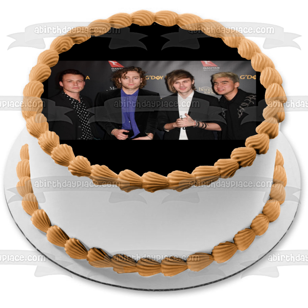 5 segundos de verano Luke Calum Ashton Michael Imagen comestible para decoración de tarta ABPID21971 