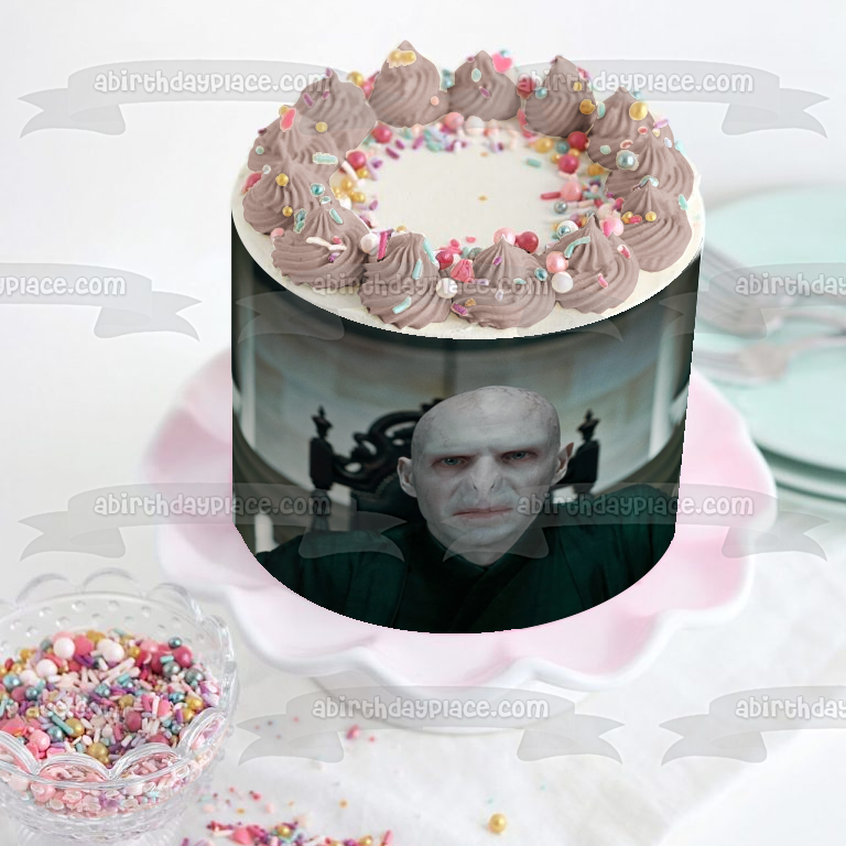 Harry Potter Lord Voldermort Edible Cake Topper Image ABPID24452