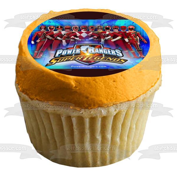 Imagen comestible para tarta de Mighty Morphin 2 Power Rangers Super League ABPID25008 