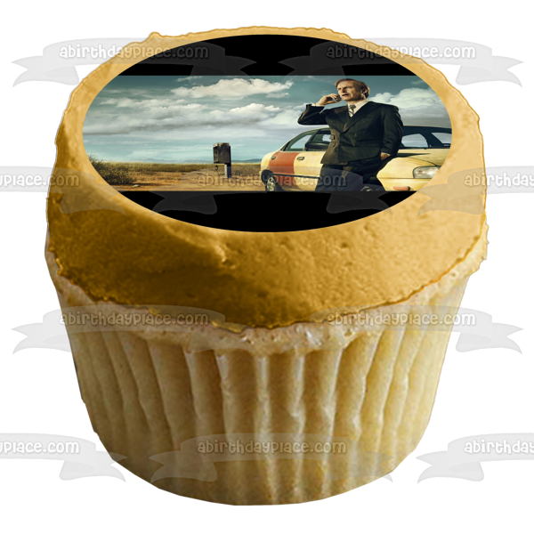 Better Call Saul Saul Goodman Car Desert - Decoración comestible para tarta, imagen ABPID27054 