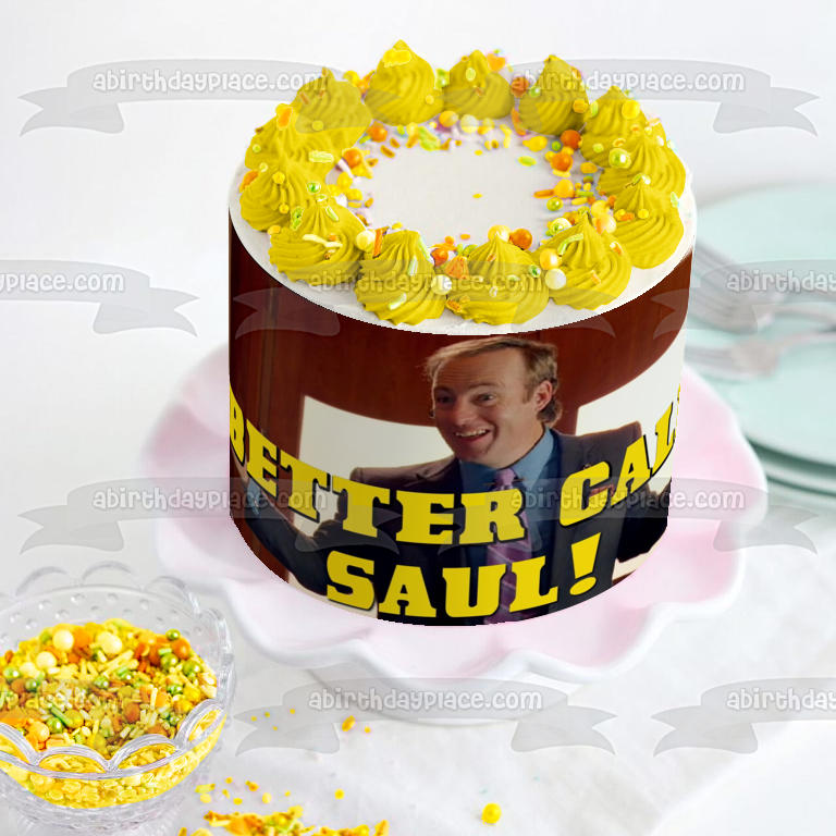 Better Call Saul Saul Goodman Edible Cake Topper Image ABPID27055