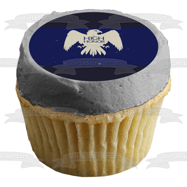 Game of Thrones House Arryn Emblem As High As Honor Edible Cake Topper Image ABPID26946