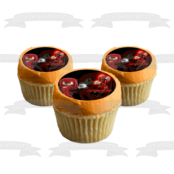 Imagen comestible para decoración de tarta de Sonic the Hedgehog 2 Knuckles the Echidna ABPID56279 