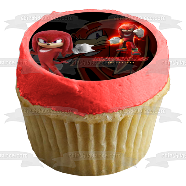 Imagen comestible para decoración de tarta de Sonic the Hedgehog 2 Knuckles the Echidna ABPID56279 