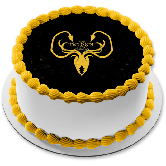 Game of Thrones House Greyjoy We Do Not Sow Edible Cake Topper Image ABPID26950