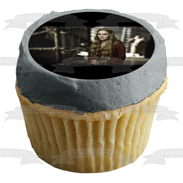 Decoración comestible para tarta de Cersei Lannister de Juego de Tronos Imagen ABPID26954 