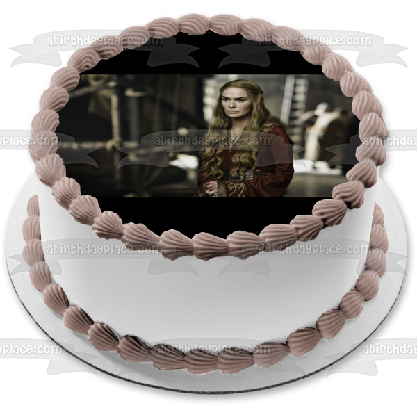 Decoración comestible para tarta de Cersei Lannister de Juego de Tronos Imagen ABPID26954 