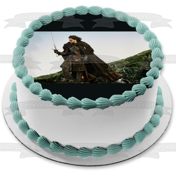 Imagen comestible para tarta de Juego de Tronos Jon Snow Mountains ABPID26955 