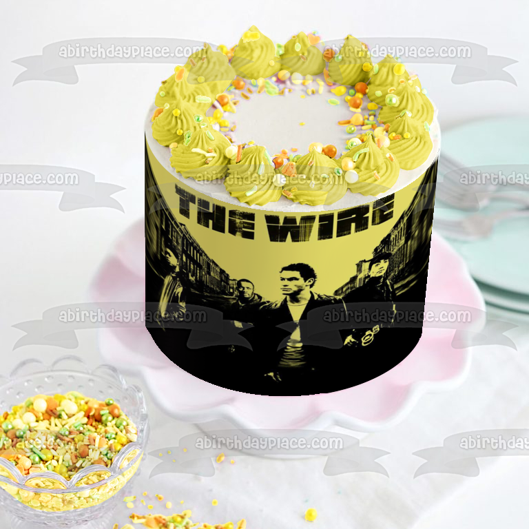 The Wire Jimmy McNulty Bodie Broadus Edible Cake Topper Image ABPID27089