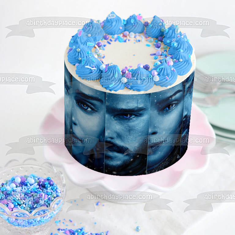 Juego de Tronos Jon Snow Daenerys Targaryen Cersei Lannister Jamie Lannister Tyrion Lannister Imagen comestible para decoración de tarta ABPID26964 