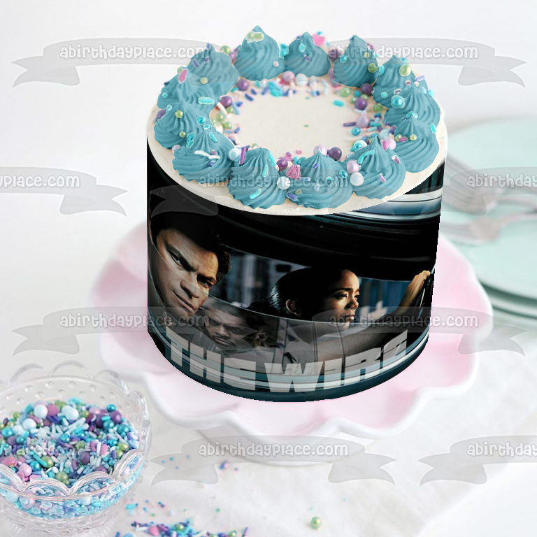 The Wire Jimmy McNulty Stringer Bell In a Car Edible Cake Topper Image ABPID27093