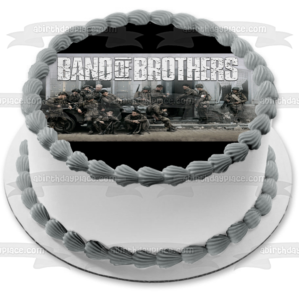 Banda de Hermanos El Sargento. Imagen comestible para tarta de las tropas del ejército de Denver Randleman ABPID27110 