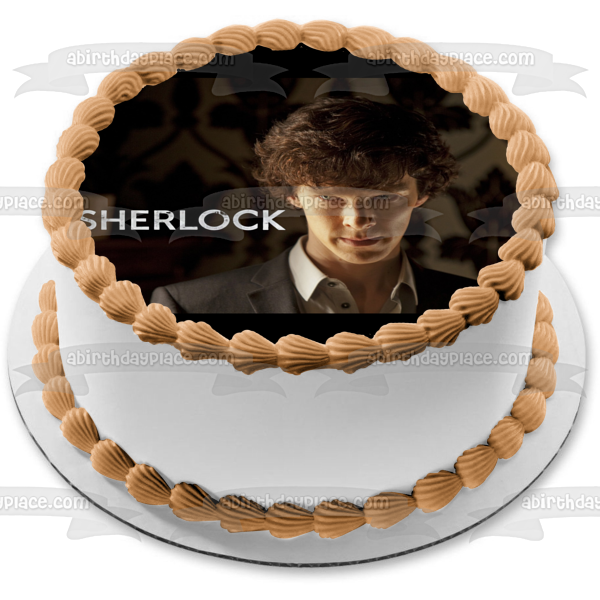 Sherlock Logo Sherlock Holmes Edible Cake Topper Image ABPID27127