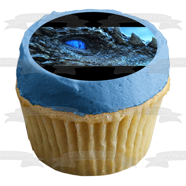 Game of Thrones Dragon Blue Eyes Edible Cake Topper Image ABPID27356