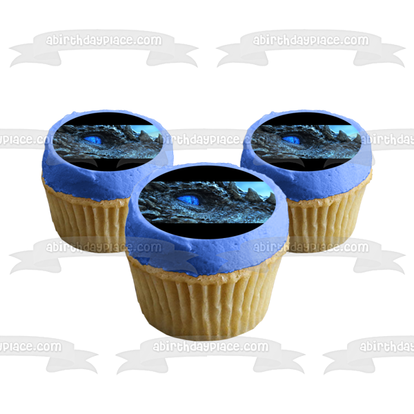 Game of Thrones Dragon Blue Eyes Edible Cake Topper Image ABPID27356