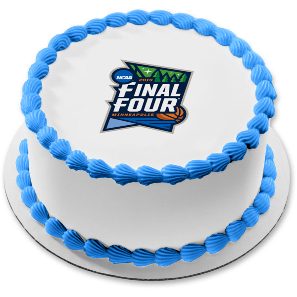 Imagen comestible para tarta con el logotipo de Final Four NCAA Minneapolis 2019 ABPID27398 