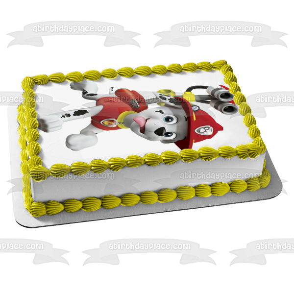 Paw Patrol Marshall Edible Cake Topper Image ABPID12690 – A Birthday Place