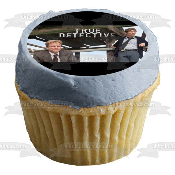 True Detective Martin Hart Rustin Cohle Edible Cake Topper Image ABPID27180