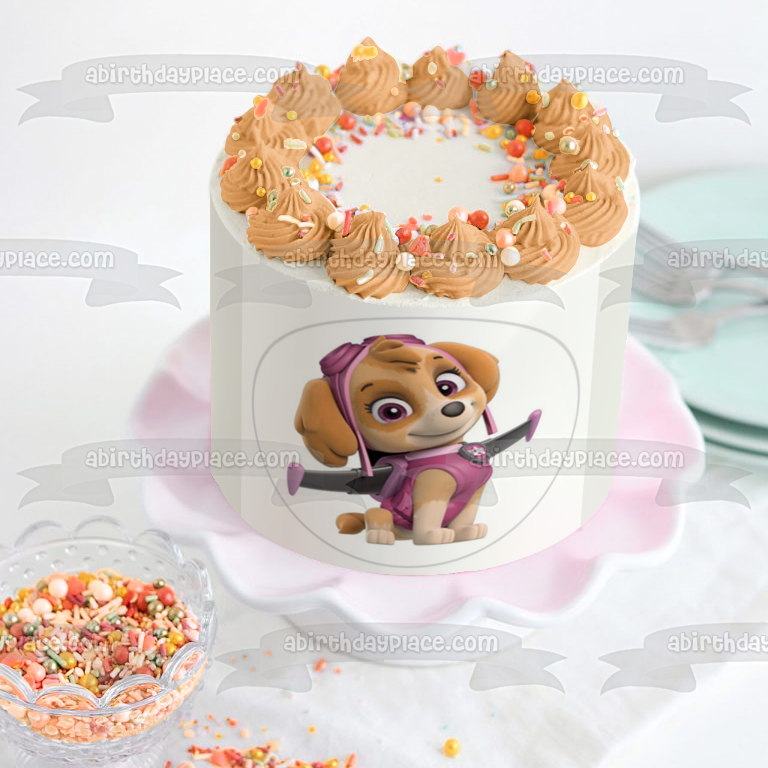 Decoración comestible para tarta con alas de Paw Patrol Skye Pup Pack Imagen ABPID27513 