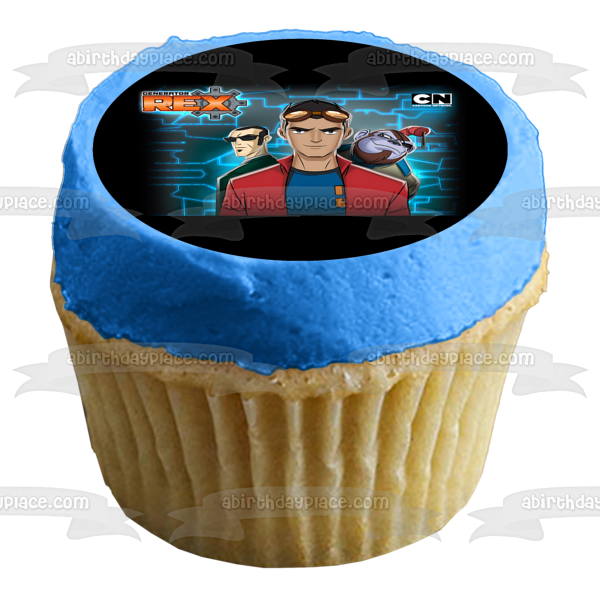 Generator Rex Evo Agent Six Bobo Haha Edible Cake Topper Image ABPID27202