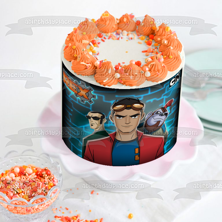 Generator Rex Evo Agent Six Bobo Haha Edible Cake Topper Image ABPID27202