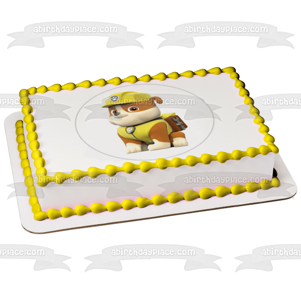 Imagen comestible para decoración de tarta con escombros de la Patrulla Canina sentado ABPID27277 