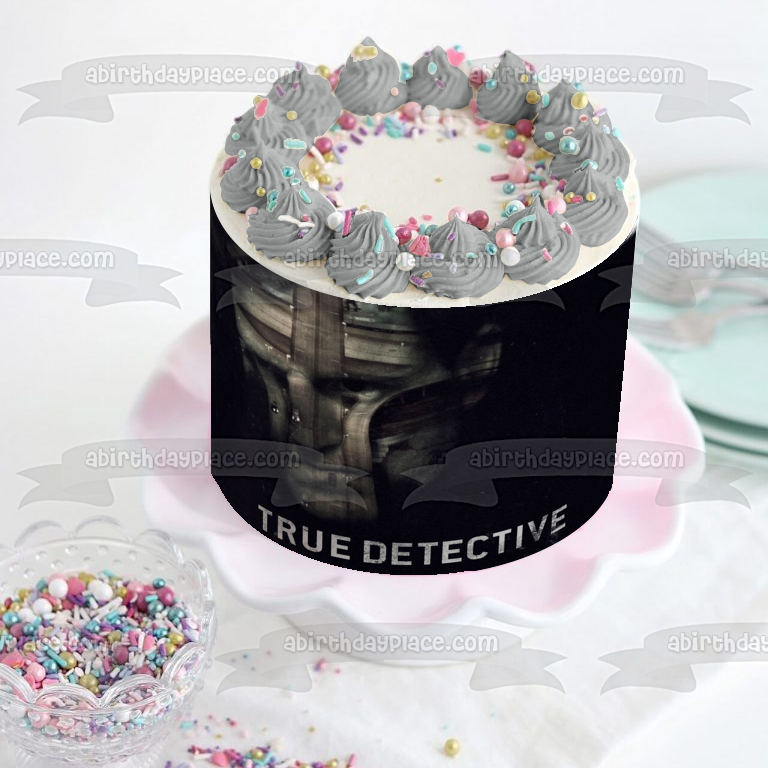 Imagen comestible para tarta con el detective Marty Hart del programa de televisión True Detective ABPID27772 