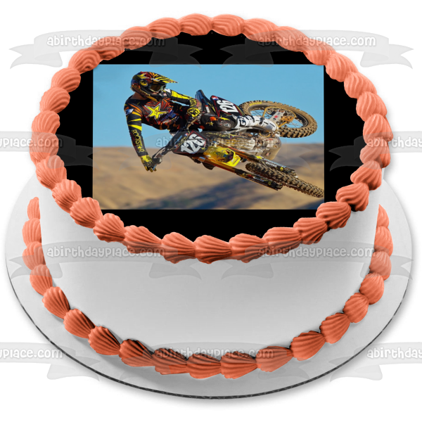 Motocross Cake Topper Dirt Bike Cake Topper Motocross 