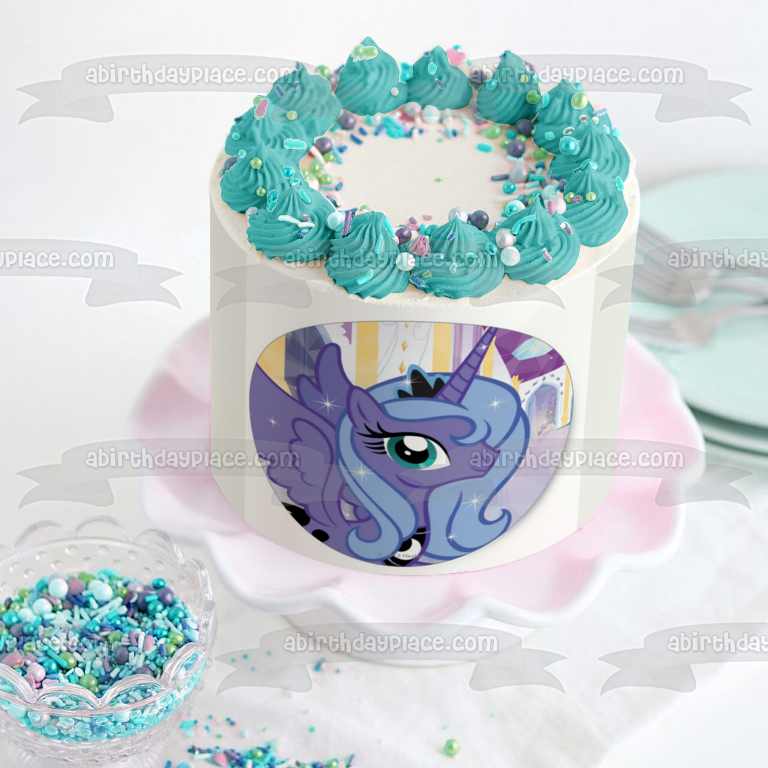 My Little Pony Luna Edible Cake Topper Image ABPID49643