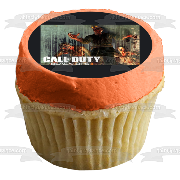 Imagen comestible para decoración de tarta de Call of Duty Black Ops 2 Zombies ABPID49852 