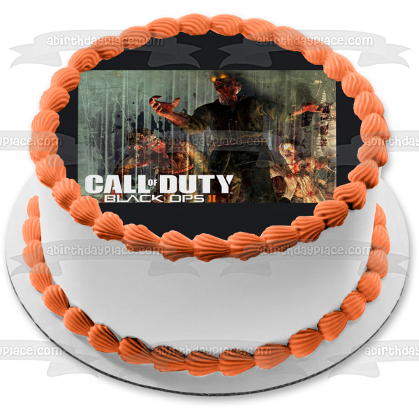 Imagen comestible para decoración de tarta de Call of Duty Black Ops 2 Zombies ABPID49852 