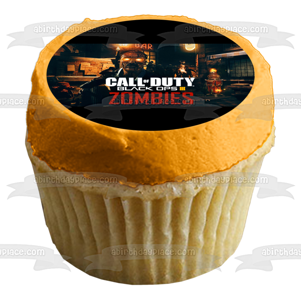 Imagen comestible para decoración de tarta de Call of Duty Black Ops 3 Zombies ABPID49708 