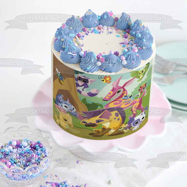 Animal Jam Various Characters Edible Cake Topper Image ABPID49761