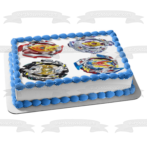 Beyblade Burst Aquiles Takaratomy Takara Tomy Adorno comestible para tarta Imagen ABPID50511 