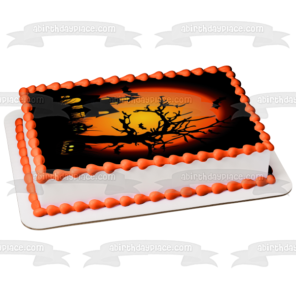 Imagen comestible para decoración de tarta de Halloween Scary Jack O Latern ABPID50355 