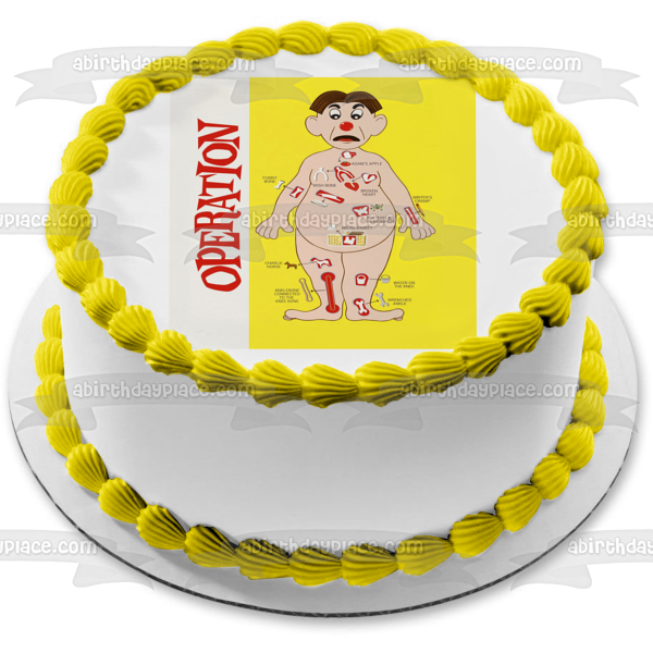 Operación Juego Mattel Edible Cake Topper Imagen ABPID50391 