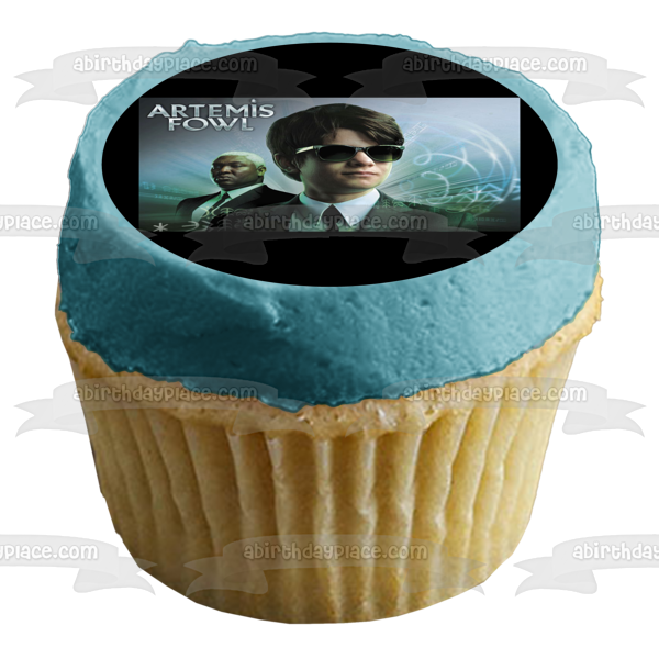 Artemis Fowl Suit Sunglasses Movie Edible Cake Topper Image ABPID50453