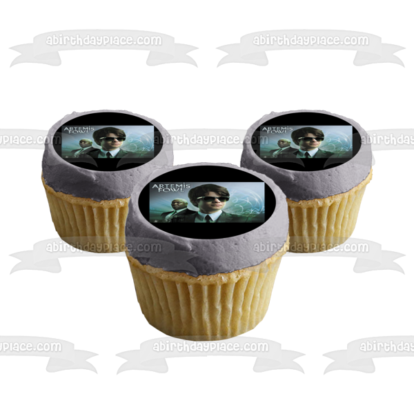 Artemis Fowl Suit Sunglasses Movie Edible Cake Topper Image ABPID50453