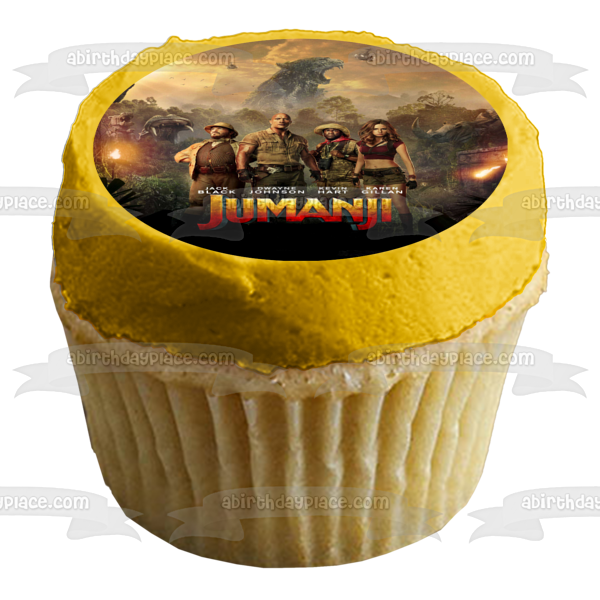 Póster de la película Jumanji, decoración comestible para tarta, imagen ABPID50491 