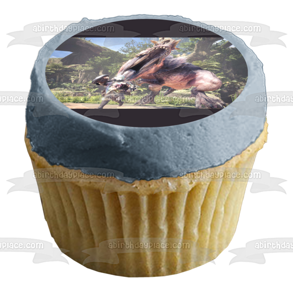 Imagen comestible para tarta de Monster Hunter Strategic Retreat ABPID50729 