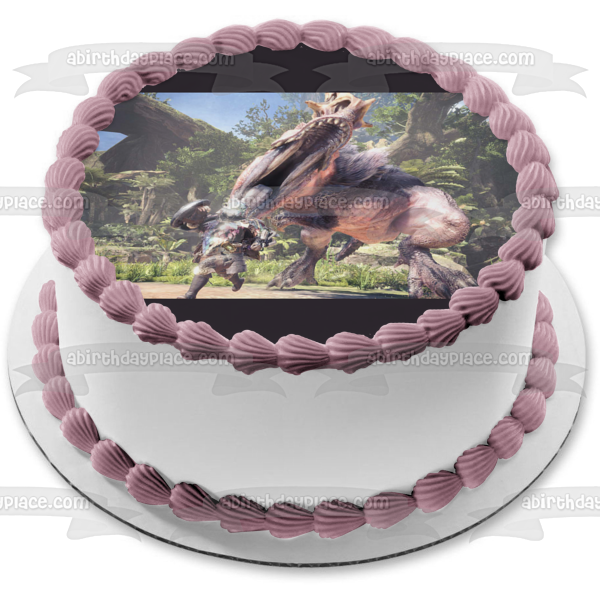 Imagen comestible para tarta de Monster Hunter Strategic Retreat ABPID50729 